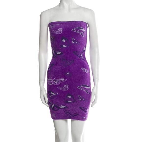 HOUSE OF SUNNY STRAPLESS DRESS💜 - Picture 1 of 5